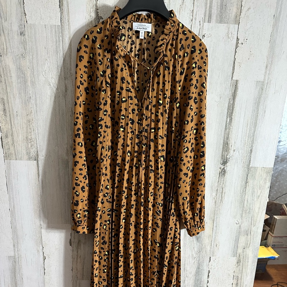 & Other Stories Maxi Leopard Dress Sz 2